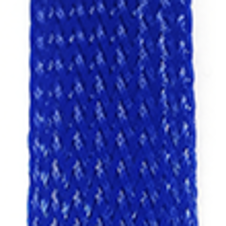 ELECTRIDUCT Flame Retardant Expandable Braided Sleeving- 3/8" x 100FT- Blue BSCL-FR-0375-100-BL